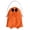 Orange, variant on HonestMatter Halloween Treat Bag, Trick or Treat Bag, Washable Cloth Candy Carrier with Removable Shoulder Strap, Flat Bottom Stands, Festive Ghost Print, Beige