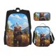 thumbnail image 1 of Balery Snowy Mountain Photography Bear Mochila escolar 3 en 1 para niños: mochila resistente con lonchera térmica y estuche para lápices. Mochila escolar para niños y niñas., 1 of 7