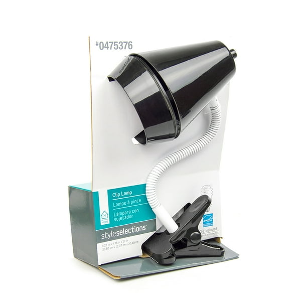 Style Selections Clip Light Black Com Style Selections Clip Light Black, Style Selections Lamp