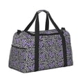 thumbnail image 2 of Disketp Purple Butterflies Bolsa de Viaje Tipo Duffle, Bolso de Mano para Fin de Semana para Mujer, Bolsa de Gimnasio Ligera para Hombre, Esencial para Viajes, 2 of 7