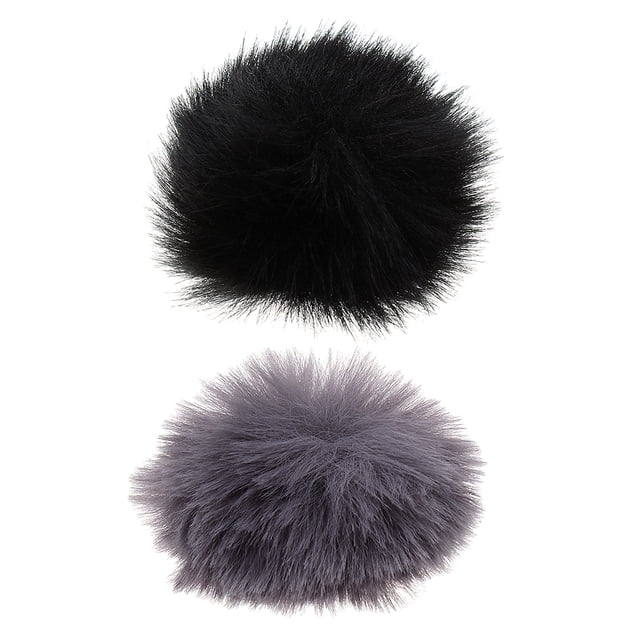 Paquete De 2 Funda Para Micrófono Antiviento Para Pieles Con Micrófono clip de solapa Para Micrófono De Solapa Yuyangstore Parabrisas Muff del parabrisas
