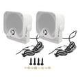 thumbnail image 1 of 2 Piezas Altavoces Marinos Altavoces para Barcos Resistente a la Intemperie de Sonido estéreo de Audio Resistente para el hogar ATV, 1 of 8