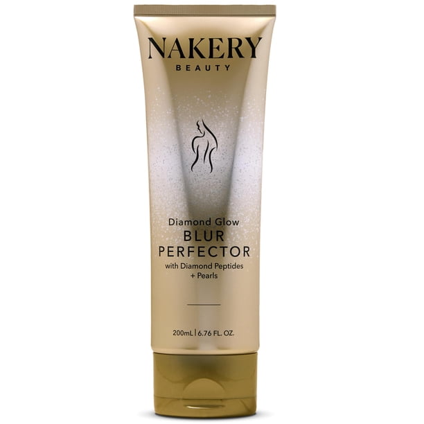 Nakery Diamond Glow Crema difuminadora de arrugas - Crema avanzada para reafirmar la piel para cuerpo y líneas difuminadas relleno de arrugas - Lujoso desenfoque corporal con mezcla de perlas brillant