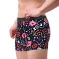thumbnail image 2 of Uemuo Dancing Skeletons Floral Garden Pattern Men's Boxer Briefs,Trunk Anti-Chafing,Comfortable, Durable, and Stylish Underwear-Large, 2 of 9