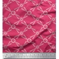 thumbnail image 1 of Soimoi Japan Crepe Satin Fabric Dots & Circle Geometric Printed Fabric 1 Yard 42 Inch Wide, 1 of 3