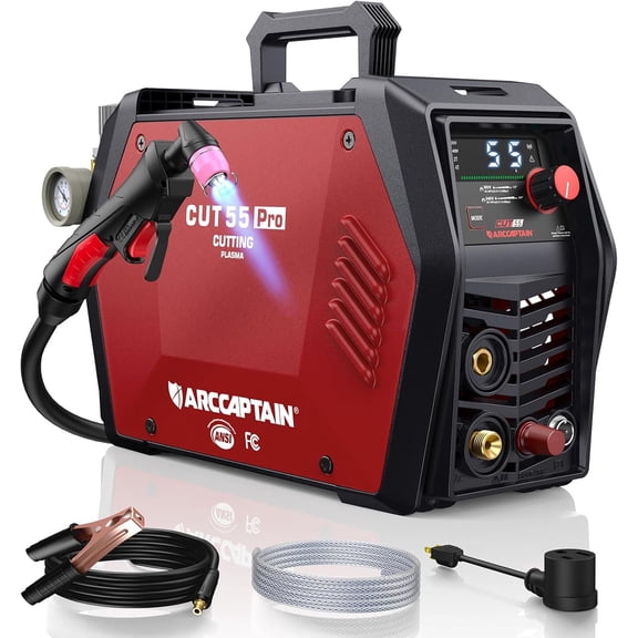ARCCAPTAIN Plasma Cutter Machine Tool, 50Amps, 110/220V Dual Voltage ...