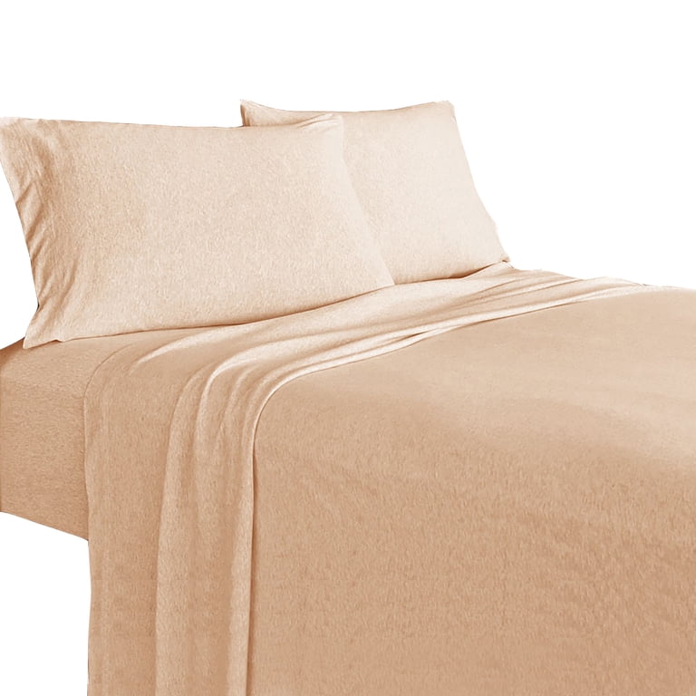 Royale Linens Jersey Knit Twin 3-Piece Sheet Set photo 3