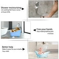 thumbnail image 3 of Silicone Suction Two-Cup Shower Head Holder Handheld Showerhead Bracket Adjustable Shower Holder Removable Wall Mounted Bathroom Tools 2PCS, 3 of 5