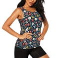 thumbnail image 2 of Balery Holiday Christmas Cookies Camiseta sin mangas estampada ligera para mujer, tops de entrenamiento sin mangas, camisetas de yoga transpirables de secado rápido.-Medium, 2 of 7