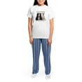 thumbnail image 4 of CafePress - Creation Of Labs Pajamas - Women's Short Sleeve Print T-Shirt and Pants Light Cotton Pajama Set, 4 of 7
