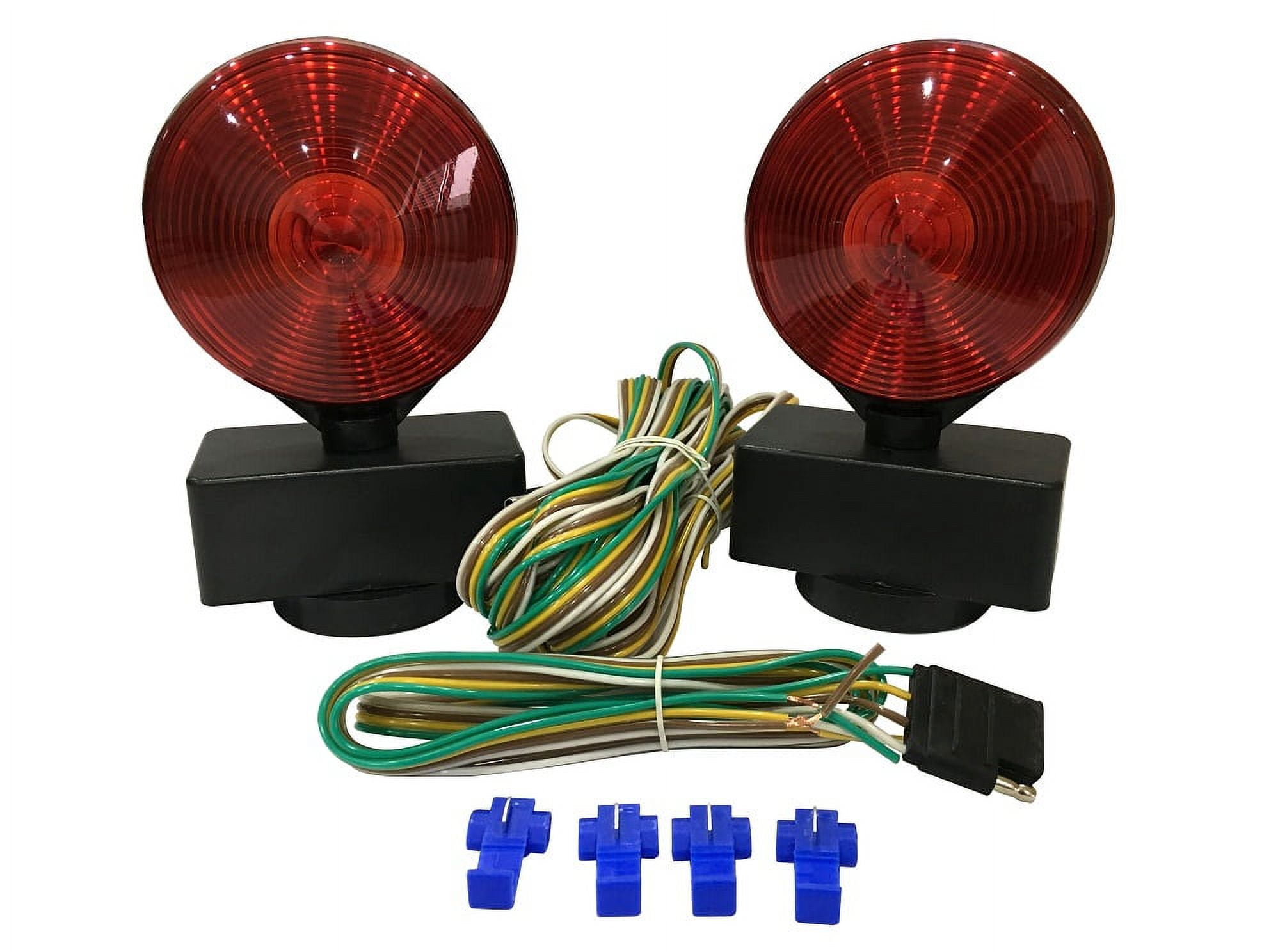MaxxHaul 80778 - 12V Magnetic Towing Light Kit - Dual Sided for RV, Boat, Trailer and More - DOT Approved