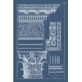 thumbnail image 2 of Vision Studio  23x32 Gold Ornate Wood Framed with Double Matting Museum Art Print Titled - Column and Cornice Blueprint II, 2 of 4