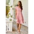 thumbnail image 2 of LASCANA Women's Short Sleeve Tiered Dress Ruffle Trim, 2 of 5