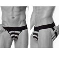 thumbnail image 4 of Vedolay Underpants Men's Briefs, Lightweight Pouch Briefs Waistband Smooth Comfy Low Rise Stretchy Bikini Underpant,Black 3XL, 4 of 5