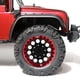 thumbnail image 5 of 4 cubos de llantas de aluminio Beadlock de 1,9 pulgadas para coche trepador de control remoto SCX10 1/10 (negro rojo), 5 of 9