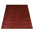 thumbnail image 2 of Rugsotic Carpets Handmade Rugs Hand Knotted Loom Rectangle 3'x5' Red Wool for Indoor Use, 2 of 8