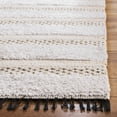 thumbnail image 4 of SAFAVIEH Boston Annandale Striped Cotton Runner Rug, Ivory/Beige, 2'3" x 9', 4 of 6