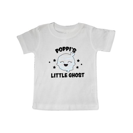 

Inktastic Cute Poppi s Little Ghost with Stars Gift Baby Girl T-Shirt