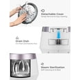 thumbnail image 3 of CUCKOO High Pressure Rice Cooker 10-Cup Uncooked / 20-Cup Cooked with Nonstick Inner Pot, Large Rice Maker with 13 Menu Options and Steam Plate, Fuzzy Logic Tech, Voice Guide, White (CRP-P1009SW), 3 of 9