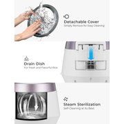 CUCKOO High Pressure Rice Cooker 10-Cup Uncooked / 20-Cup Cooked with Nonstick Inner Pot, Large Rice Maker with 13 Menu Options and Steam Plate, Fuzzy Logic Tech, Voice Guide, White (CRP-P1009SW)