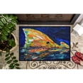 thumbnail image 3 of Carolines Treasures MW1276MAT Flipper Red Fish Door Mat Indoor Rug or Outdoor Welcome Mat 18x27 Doormat 18H X 27W, 3 of 4