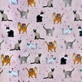 thumbnail image 2 of JAM Paper Industrial Bulk Wrapping Paper, 1/Pack, Festive Felines Gift Wrap, 416 Sq Ft (1/4 Ream), 2 of 2