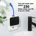 thumbnail image 5 of Automatic Soap Dispenser touchless, 10 oz,Wall-Mounted,Smart Foaming Hand Soap dispenser for Modern Home Sanitation White, 5 of 9