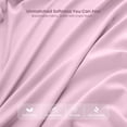 thumbnail image 6 of Lux Decor Collection Twin XL Bed Sheets - Brushed Microfiber 3 Piece Bed Sheets Set upto 16 inches Deep Pocket, Pink, 6 of 10