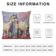 thumbnail image 5 of YINGXI  Decorative Throw Pillow Cover, Fairy Mare and Foal Cherry Trees Double-Sided Pillow Case Couch Pillow Cushion Covers 22x22in, 5 of 5