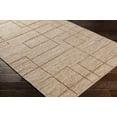 thumbnail image 3 of Hauteloom Zana Jute Living Room, Bedroom Area Rug - Contemporary - Tan, Burgundy, Off White - 5' x 7'6", 3 of 6