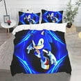 thumbnail image 1 of Sonic Bedding Set - Anime Sonic Bedding Set - Duvet Cover Set, 3D Print, For Teens, Sonic Cartoon, 1 of 5