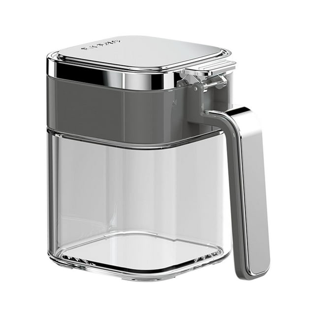 Ohufall 380ml Food Grade Airtight Glass Seasoning Boxes Kitchen Storage Containers Cassette Lid Food Storage Bowl