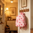thumbnail image 6 of Tarmeek Corduroy Mini Backpack Cute Floral Daypack with Strawberry Print Bag Small Backpack Lightweight Adjustable Straps for Daily Travel Shopping Commute, 6 of 7