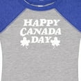 thumbnail image 4 of Inktastic Happy Canada Day with Distressed Maple Leaves Boys or Girls Baby Bodysuit, 4 of 5