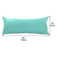 thumbnail image 4 of PiccoCasa Egyptian Cotton Pillowcases, Envelope Pillow Covers, King Cyan 1, 4 of 7
