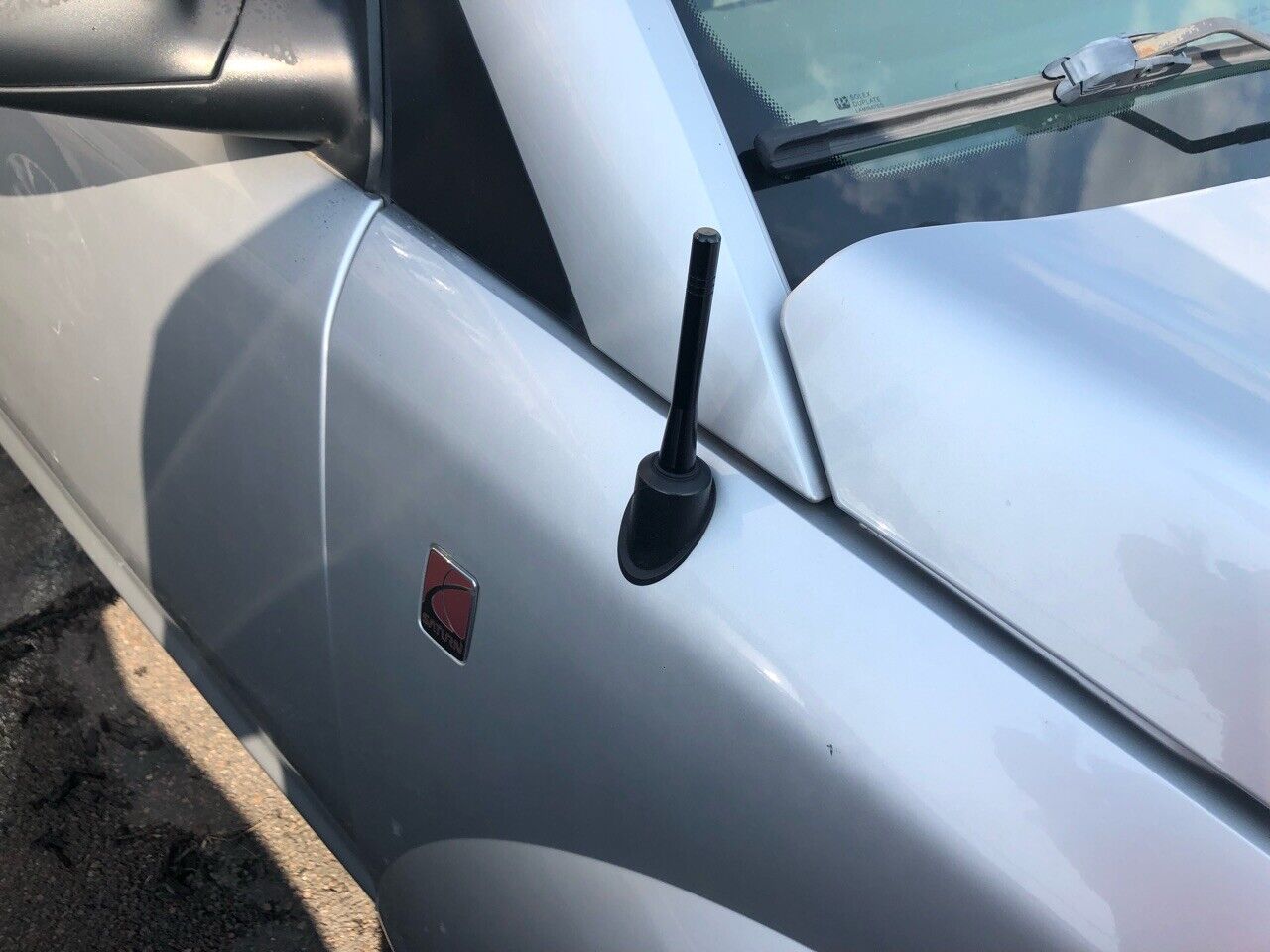 4" Short Stubby Black Aluminum Antenna For Chevy Silverado (2006-2025) - Direct Replacement