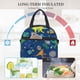 thumbnail image 4 of Disketp Dinosaur In Space Lonchera Térmica para Mujer y Hombre, Bolsa de Almuerzo Reutilizable e Impermeable para Trabajo, Viajes y Picnic, 4 of 7