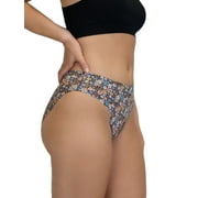 No Boundaries Bikini Moderate Absorbency Period Underwear, 2-Pack, Women’s XS-XXL