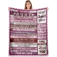 thumbnail image 1 of LHSHID to My Best Aunt Gifts Blanket Aunt Birthday Gifts Best Auntie Ever Gifts Aunt Gifts Throw Blanket Gifts for Aunt Mothers Day Happy Birthday Gifts Ideas for Aunt 30"x40", 1 of 7