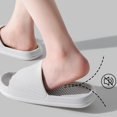 thumbnail image 3 of Mepaouo Cloud Slippers for Women Men Non Slip Quick Drying Shower Shoes Bathroom Pillow Slippers, 3 of 4