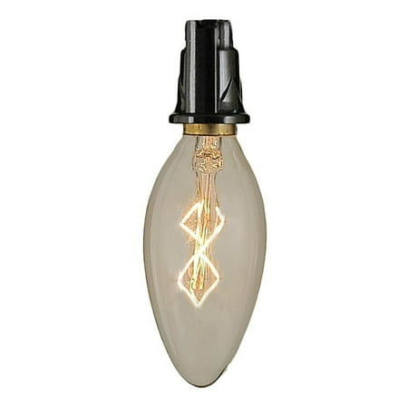 

Novelty Lights C35 Clear Retro Vintage Filament Light Bulb C7/E12 Candelabra Base 40 Watt 15 Pack
