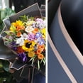 thumbnail image 4 of 20 Counts Waterproof Floral Wrapping Paper 58*58cm, Gold Edge Flower Wrapping Paper,DIY Gift Packaging,, 4 of 5