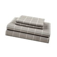 thumbnail image 3 of Mainstays Soft Wrinkle Resistant Microfiber Queen Taupe splash Plaid Sheet Set, 3 of 6