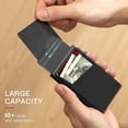 thumbnail image 6 of Men's Minimalist Slim RFID Blocking Wallet Pop Up Card Holder Wallet for Men, 6 of 6