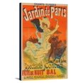 thumbnail image 1 of Jardin de Paris - Fete de Nuit Bal Vintage Poster (artist: Cheret) France c. 1890 (12x18 Gallery Wrapped Stretched Canvas), 1 of 1