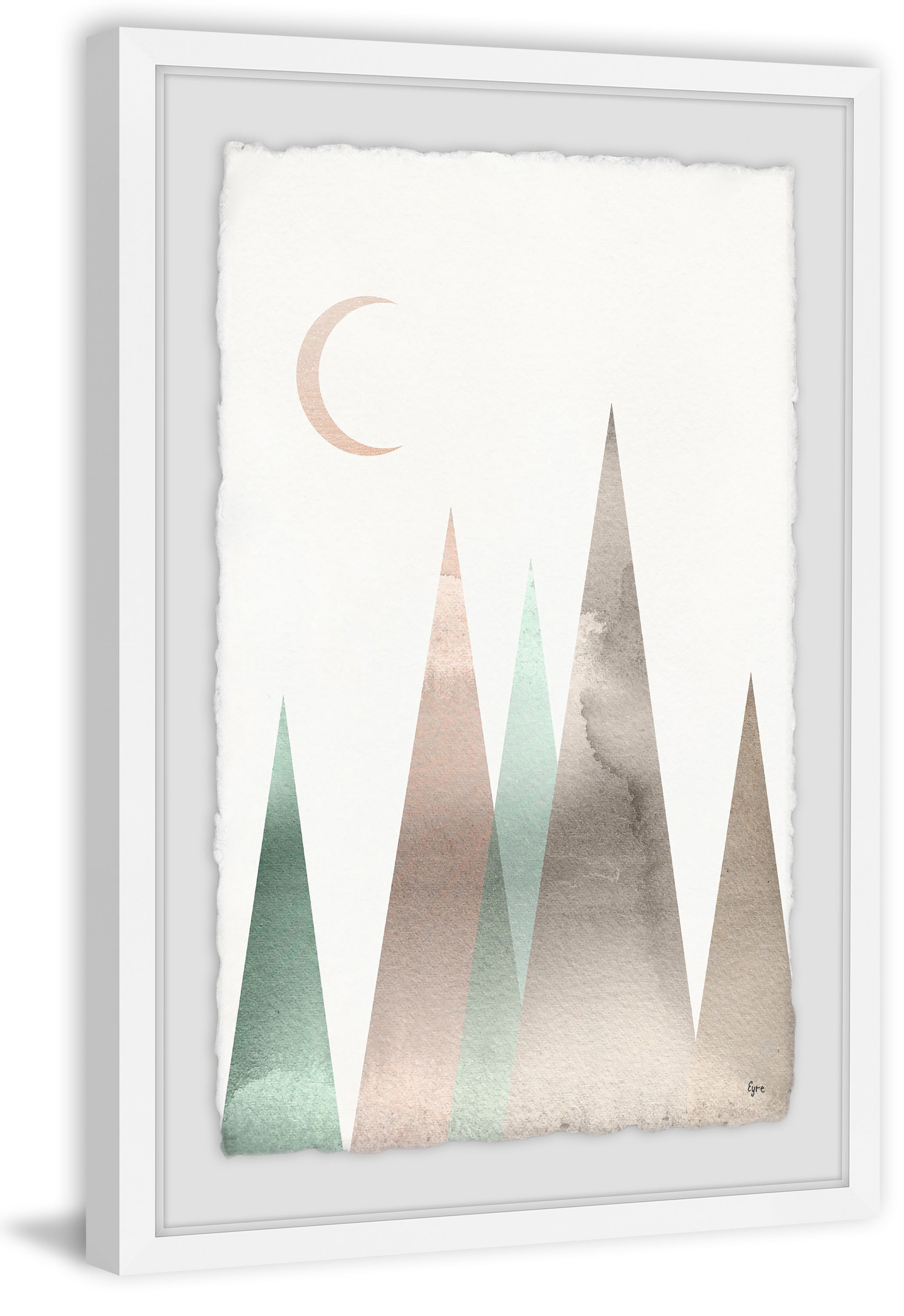 Magical Night Ii Framed Painting Art Print, 24.00" x 1.50"