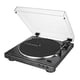 thumbnail image 3 of Audio-Technica AT-LP60XBT Tocadiscos estéreo con transmisión por correa Bluetooth totalmente automático con cubierta antipolvo, paquete de plato de aluminio fundido con monitores Bluetooth Studio de 2, 3 of 5