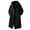 Black, variant on Men’s Long Trench Coat With Hood Winter Casual Fashion Outdoor Windbreaker Jackets for Men Dark Gray XXL