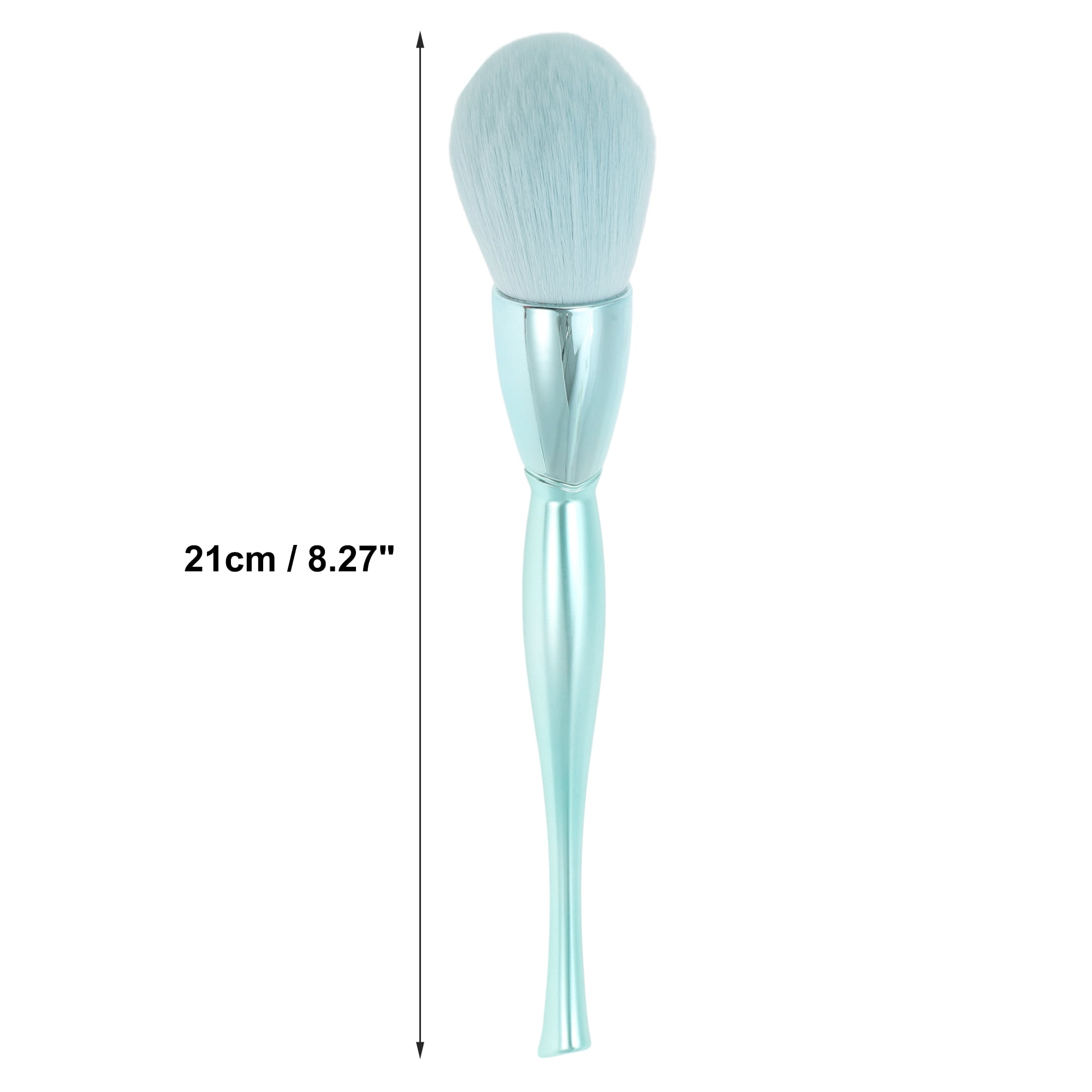 Unique Bargains 1 Pc Fluffy Makeup Brush for Daily Makeup Application Blue