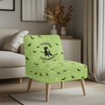thumbnail image 3 of HELLHERO Elastic Dustproof Accent Chair Washable Slipcover for Armless Accent Chairs, Armless Accent Chair Protector Witch Bat Pattern, 3 of 8